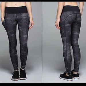 Lululemon Sequin Snake Speed Tights